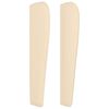 vidaXL Kopfteil mit Ohren Creme 103x23x118/128 cm Stoff