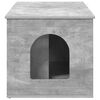 vidaXL Katzenhaus Beton 85 x 55 x 50,5 cm Holzwerkstoff