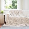 vidaXL Wohndecken 6 pcs Beige 270 x 240 cm Fleece