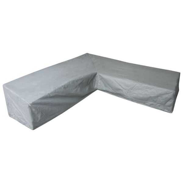 Eurotrail Schutzh&uuml;lle f&uuml;r Lounge-Set in L-Form 225x225x100/70 cm Grau