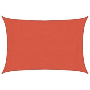 vidaXL Sonnensegel 160 g/m&sup2; Terrakottarot 3x5 m HDPE