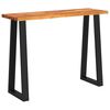 vidaXL Konsolentisch Baumkante 110x35x80 cm Massivholz Akazie
