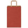 vidaXL Papiertragetaschen 50 Stk. mit Henkeln Rot 21x11x31 cm
