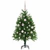 vidaXL Weihnachtsbaum mit 150 LEDs mit St&auml;nder Gr&uuml;n 120 cm PE