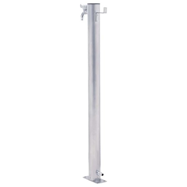 vidaXL Wassers&auml;ule f&uuml;r den Garten 40 cm Edelstahl Rund