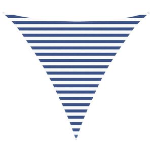 vidaXL Outdoor-Sonnensegel Blau und Wei&szlig; 3 x 3 x 3 m