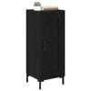 vidaXL Sideboard Olden Schwarz Eichen-Optik 34,5 x 34 x 90 cm