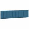 vidaXL Bettgestell ohne Matratze "Hanko" Blau 200x200 cm Samt