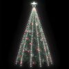 vidaXL Weihnachtsbaum-Beleuchtung 500 LEDs Kaltwei&szlig; 500 cm