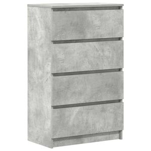 vidaXL Sideboard Betongrau 60x35x98,5 cm Holzwerkstoff