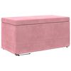 vidaXL Hocker Rosa 81 x 41 x 40 cm Samt und Engineering Holz