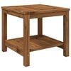 vidaXL Couchtisch Natur 48,5 x 49 x 45 cm Massivholz Akazie