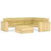 vidaXL 2-tlg. Garten-Lounge-Set Kiefernholz Impr&auml;gniert