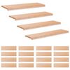 vidaXL Treppenstufen 20 stk. 90 x 30 x 2 cm Natur Massivholz Buche