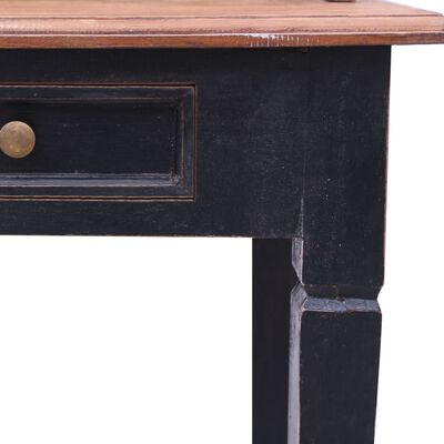 vidaXL Schreibtisch mit Schubladen 90x50x101 cm Altholz Massiv