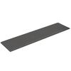 vidaXL Wandpaneele 12 Stk. Grau 60x15 cm Kunstleder 1,08 m&sup2;