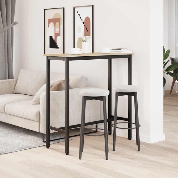 vidaXL Tisch Sonoma-Eiche 100 x 40 x 100,5 cm