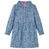 Kinderkleid mit Langen &Auml;rmeln Petrolblau 92