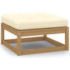vidaXL 7-tlg Garten-Lounge-Set mit Kissen Honigbraun Massivholz Kiefer
