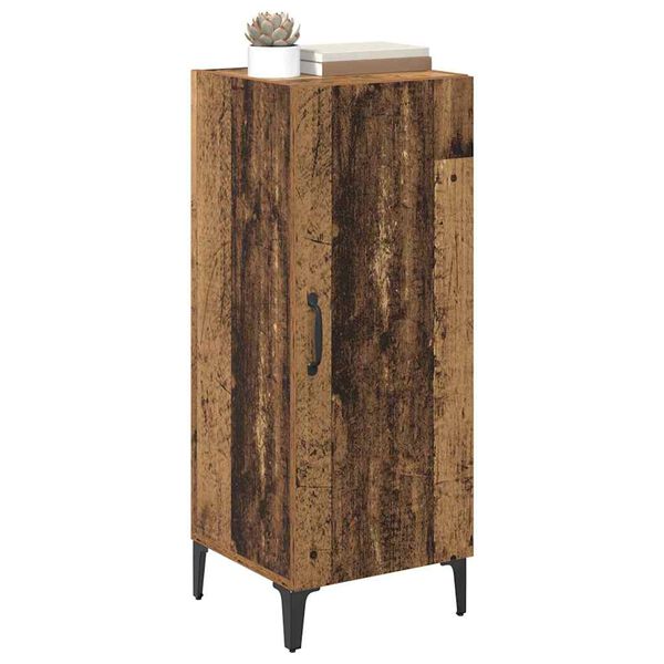 vidaXL Sideboard Wandmontiert Altholz 34,5 x 34 x 90 cm Holzwerkstoff