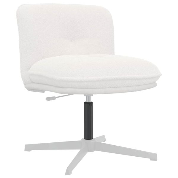 vidaXL Bürostuhl Gaszylinder Schwarz 14 cm Eisen