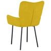 vidaXL Esszimmerstühle 2 Stk. Gelb Samt