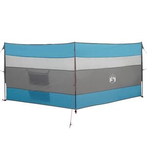 vidaXL Camping-Windschutz Blau 340x130 cm Wasserdicht