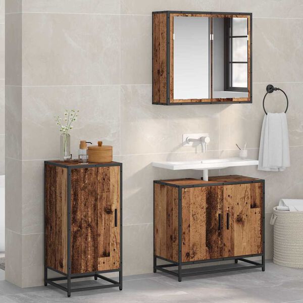 vidaXL Sideboard Altholz 35,5 x 35 x 76 cm