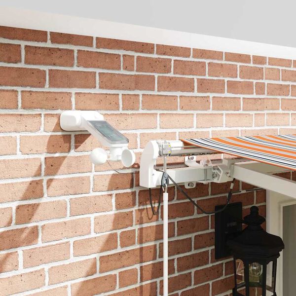 vidaXL Markise Mehrfarbig 500 x 300 x 165 cm Polyester und Metall