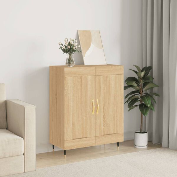 vidaXL Sideboard Sonoma-Eiche 69,5x34x90 cm Holzwerkstoff