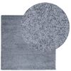 vidaXL Teppich Shaggy Hochflor Modern Blau 120x120 cm