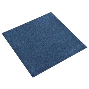 vidaXL Teppich 20 pcs Dunkelblau 50 x 50 cm 100% Polypropylen