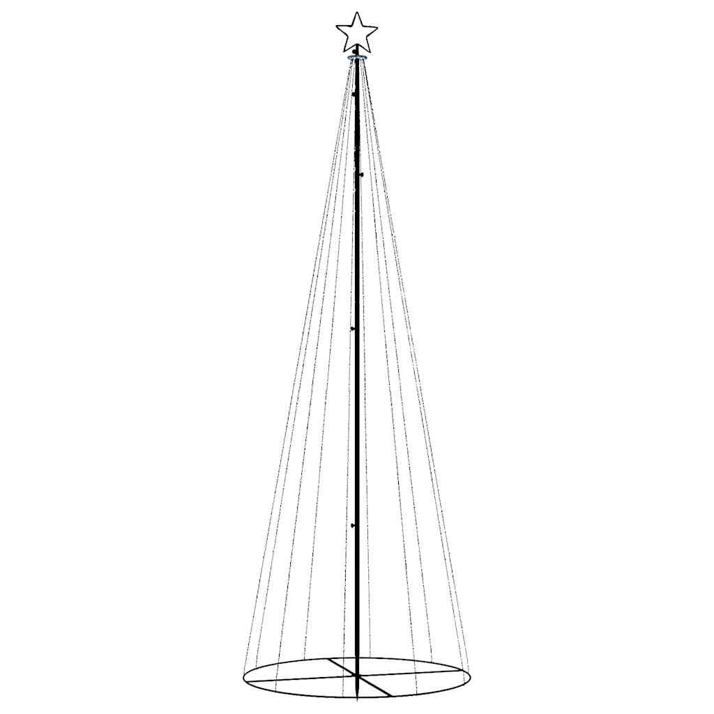 LED Weihnachtsbaum Für Aussen - 150 Cm, Kegelförmig, 200 LEDs, 8 Lichteffekte, Blau