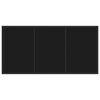 vidaXL Garten Essgruppe mit Kissen 5 pcs Schwarz Poly Rattan
