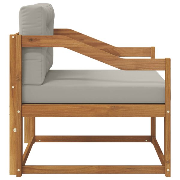 vidaXL Outdoor Mittelsofa Massivholz Akazie Natur