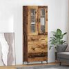 vidaXL Highboard mit Schubladen 2 pcs Altholz Holzwerkstoff