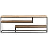 vidaXL TV-Schrank 130x30x45 cm Raues Mangoholz