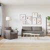 vidaXL Sofa 2 pcs Taupe
