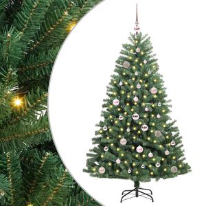 vidaXL K&uuml;nstlicher klappbarer Weihnachtsbaum Gr&uuml;n 150 cm