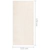 vidaXL Teppich Weich Rutschfest 115x170 cm Beige