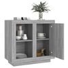 vidaXL Sideboard Grau Sonoma 80x40x75 cm