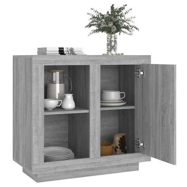 vidaXL Sideboard Grau Sonoma 80x40x75 cm