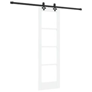 vidaXL Schiebet&uuml;r ORKDAL 61 x 198,5 cm Massivholz Kiefer und Glas