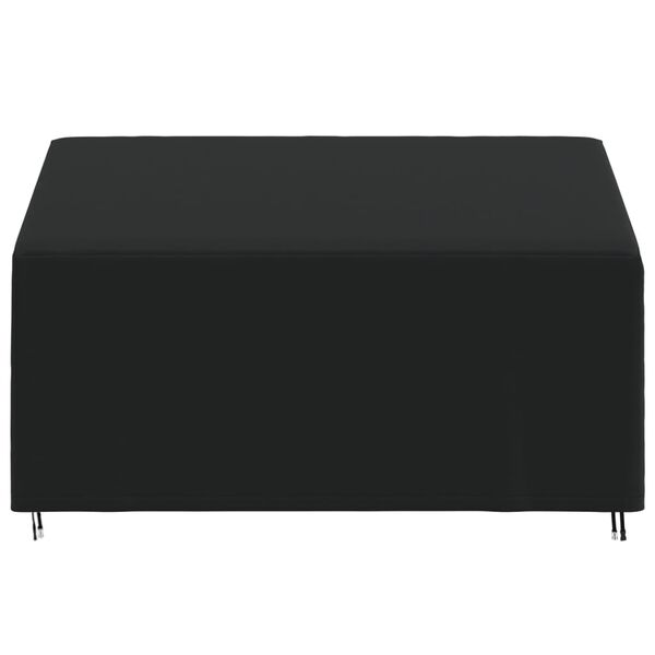 vidaXL Abdeckung f&uuml;r 3-Sitzer-Bank Schwarz 165x70x65/94 cm 420D Oxford