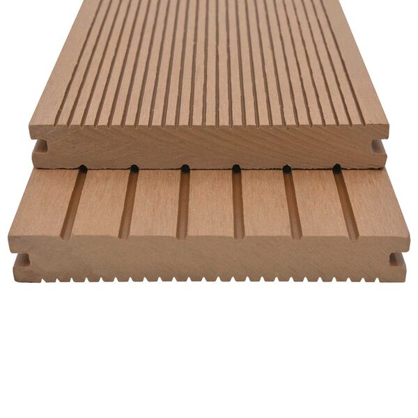 vidaXL Terrassendiele 6 pcs Teak WPC