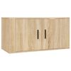 vidaXL 3-tlg. TV-Schrank-Set Sonoma-Eiche Holzwerkstoff