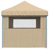 vidaXL Party-Zelt Beige 292 x 580 x 315 cm Oxford-Stoff