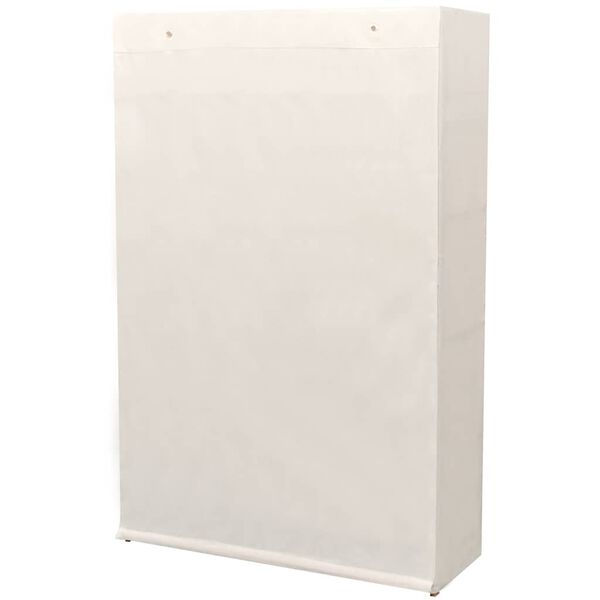 vidaXL Schrank Stoff und Kiefernholz 110 x 40 x 170 cm