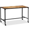 vidaXL Esstisch Massivholz Mango und Stahl 120x60x76 cm