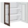 vidaXL K&uuml;chenschrank Braun Eichen-Optik 80 x 31 x 80 cm Holzwerkstoff